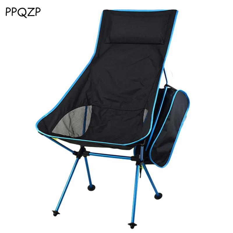 

600D Oxford Cloth Folding Fishing Chair Portable Lightweight Camping Chair Fish Chair For Outdoor Picnic BBQ Beach