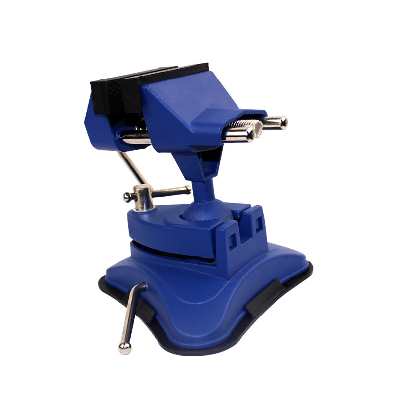 

360 degree universal vise Aluminum woodworking vise with Adsorption chassis Y