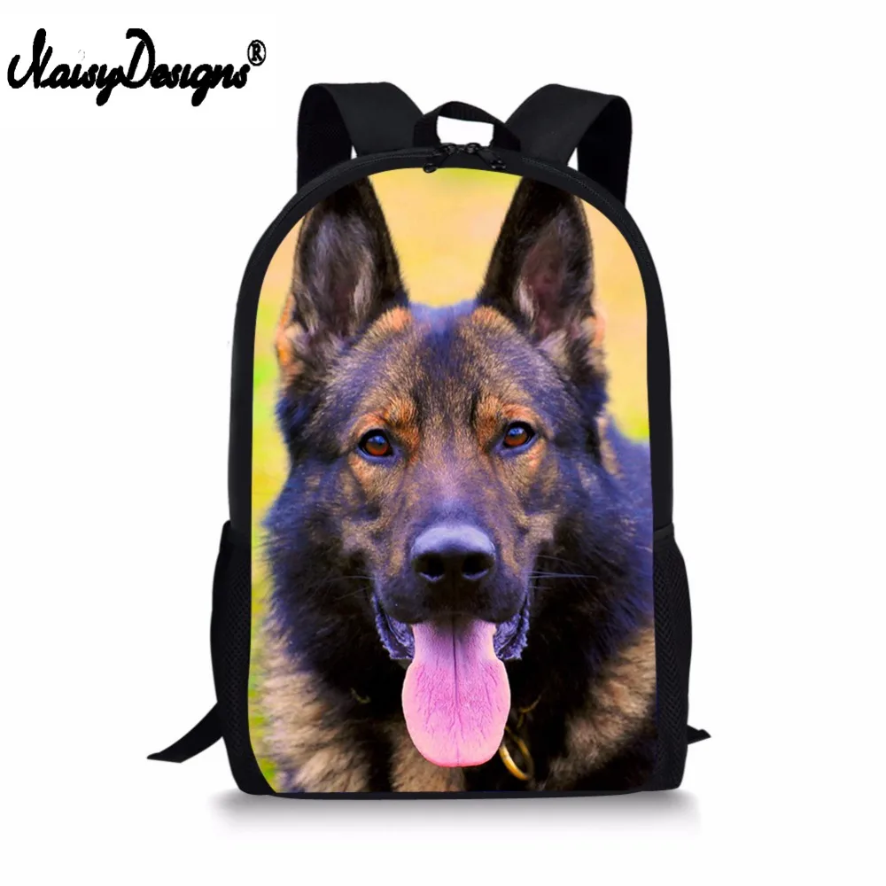 Kawaii German Shepherd Pitbull Backpack for Teenagers Girls Boys Pet