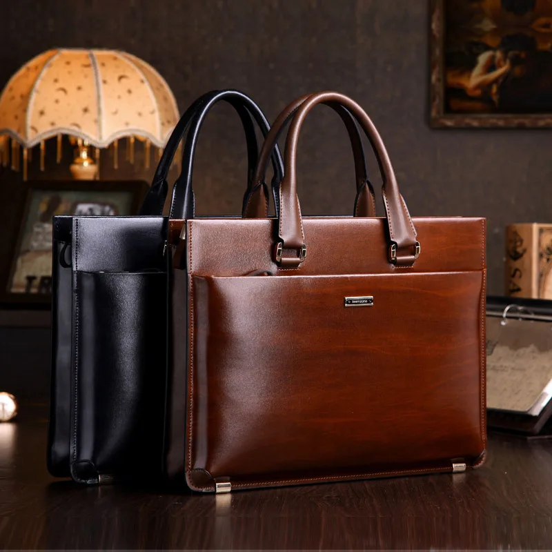 mens attache case leather