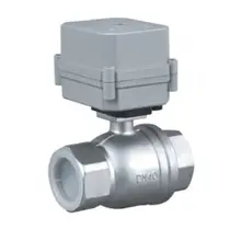 1-1/" до 2" 2 способ SS304 моторизованный шаровой клапан, NPT/BSP Электрический шаровой кран