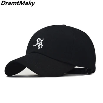

High Quality Brand Cosmonaut Snapback Cap Cotton Astronaut embroidery Baseball Cap For Men Women Hip Hop Dad Hat Bone Garros