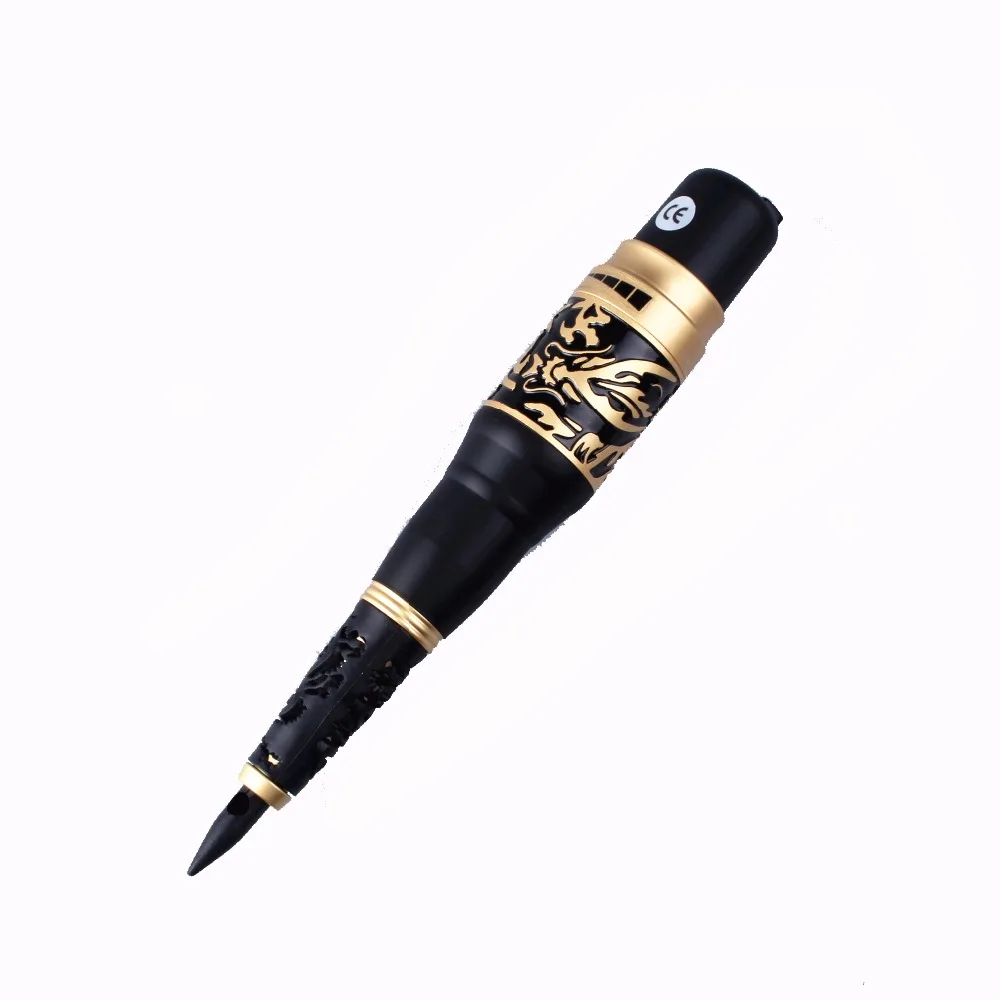 

Golden Electric Dragon MachinePen Professional PMU Tattoo Gun For Eyebrow Eyeliner Lips Permanent Makeup Beauty Supply Equipment