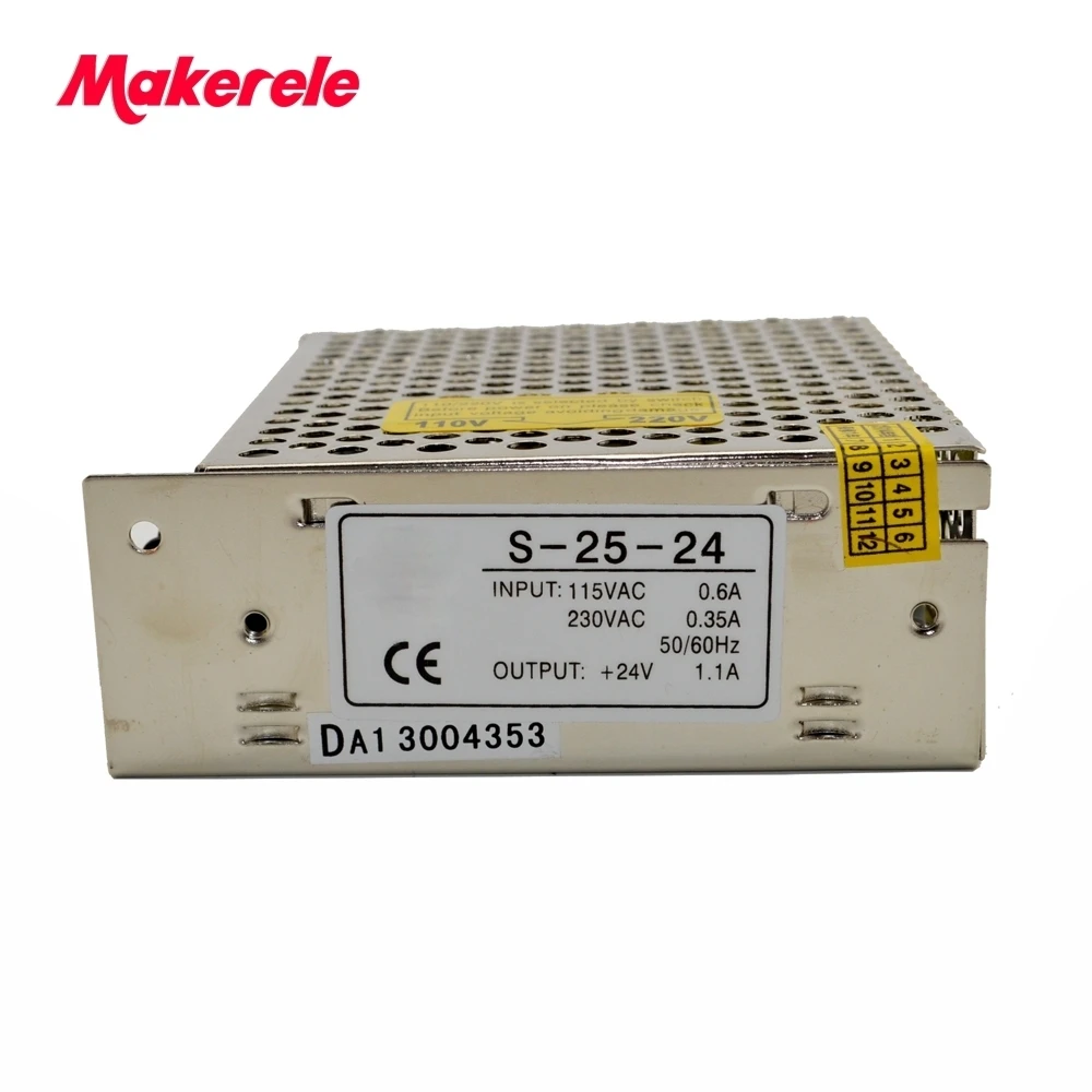 

Hot sale power supplies 25w 1.1a Switching Power Supply Output DC 5/12/24V for LED Lighting Display with CE certification