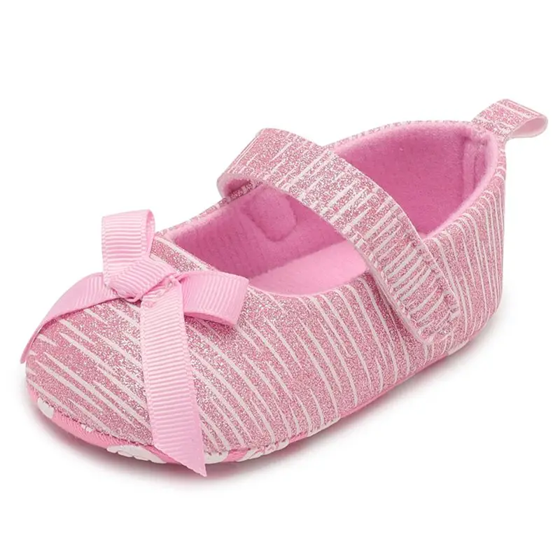 Весенне-Осенняя детская обувь с цветами; мокасины для новорожденных девочек; пинетки для новорожденных; 3 цвета; Доступно для детей 0-18 месяцев - Цвет: Pink X-20180145