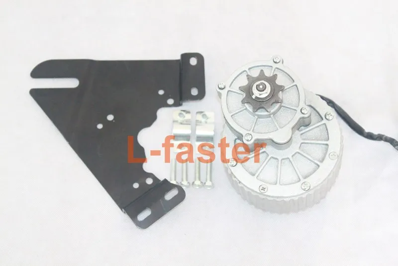 Clearance 24V36V 450W Electric Brush Motor Electric Bike Aluminium DC Motor MY1018 Electric Bicycle Conversion Kit Motor 1