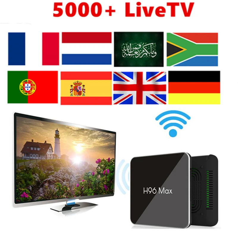 

H96 Max x2 Smart TV BOX Android 8.1 Smart 4K Media Player 2.4G&5G Wifi Amlogic S905X2 LPDDR Quad Core 4GB 64GB PK X96 MAX DDR3