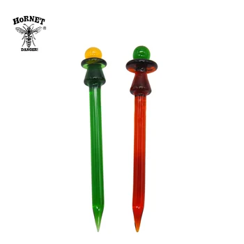 

HORNET 5.0 Inch Wax Dab Tool Premium Glass DabblerColorful Thick Pyrex Dabber Tools Quartz Banger Nails Dab Rigs Wholesale
