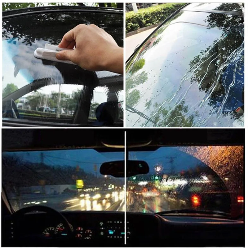 1 Pc Universal Anti Rain Car Windshield Wipers Blue Soft Absorbent Wash Cloth Car Windshield Glass Water Rain Repellent