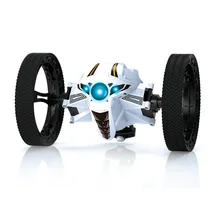 2.4G Remote Control Toys RC Car Bounce Car Jumping Car with Flexible Wheels Rotation LED Night Light RC Robot Car gift