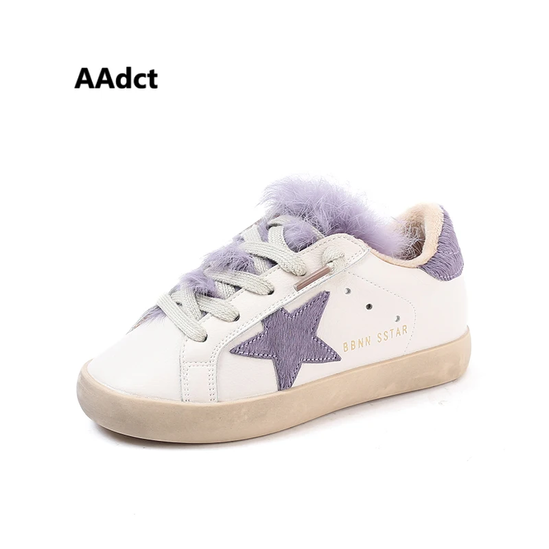 

AAdct winter cotton warm casual sports children shoes running baby girls shoes 2018 new little kids shoes for girls sneakers fur