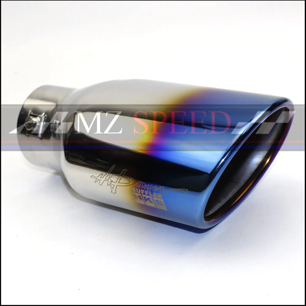 

Universal Car Auto Exhaust Muffler Tip Stainless Steel Pipe Chrome Trim Modified Car Rear Tail Throat Liner Accessories