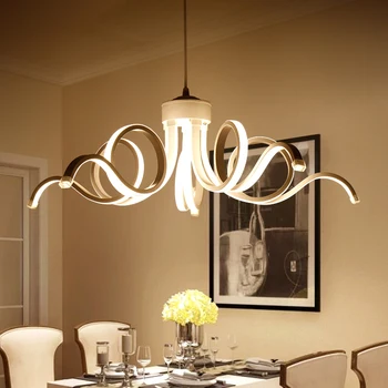 

2017 New design D65cm Modern chandeliers for living room dining room acrylic aluminum body LED Lighting ceiling Lamp fixtures