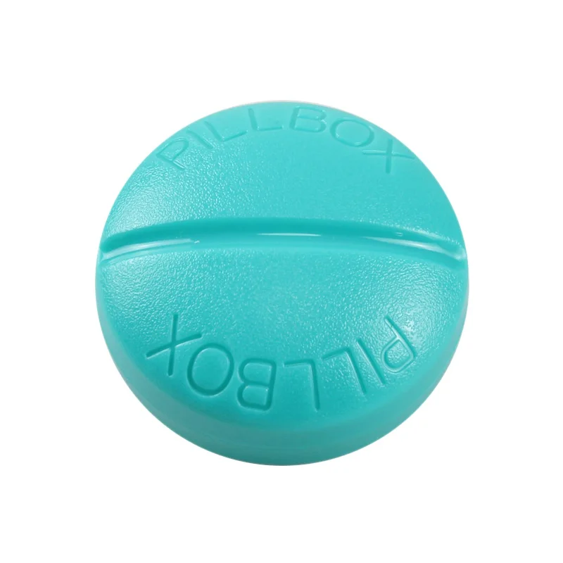 Organizer Box Medical Box Tablet Container Medication Dispenser Cute Plastic Tools Tablet Round Pill Box Tarpaulin