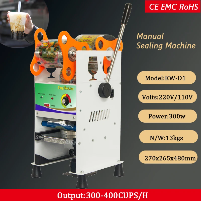 

Manual cup sealing machine
