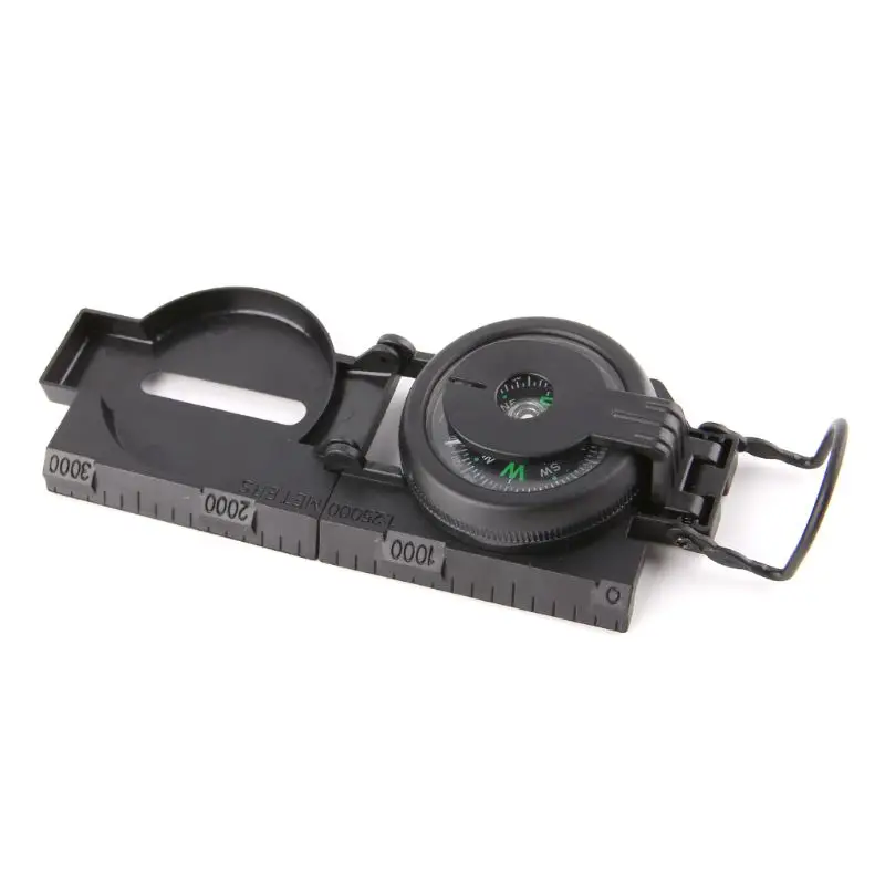 Portable Folding Military Tactical Compass Kids Toys Teaching Compass Camping Climbing Outdoor Tool