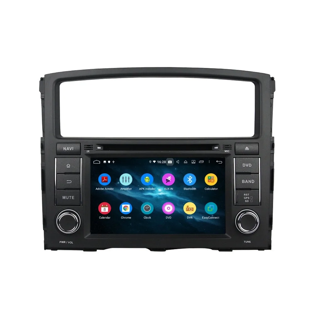 Discount DSP Octa Core 2 din 7" Android 9.0 Car DVD GPS for Mitsubishi Pajero V97 V93 2006-2015 Stereo Radio Bluetooth 4.2 WIFI 4gb+32gb 4