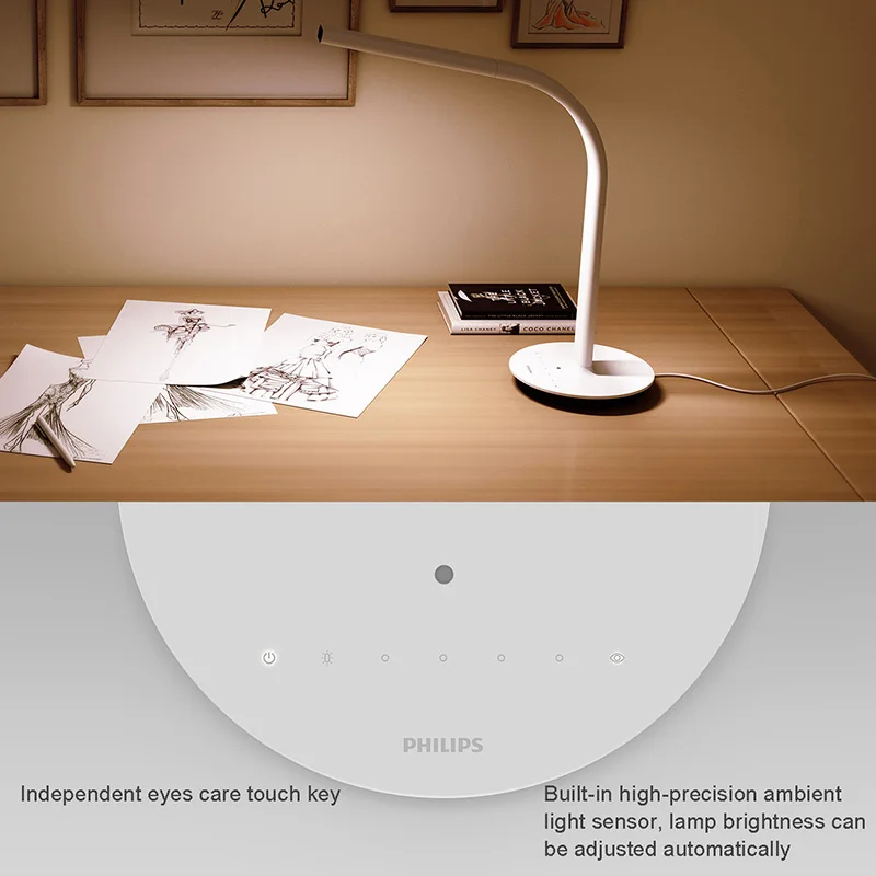 Xiaomi Mijia Smart DeskLamp, светодиодный светильник, настольная лампа, 2-й Настольный светильник, 4000K 10 W, двойной светильник, IOS, Android, приложение, управление