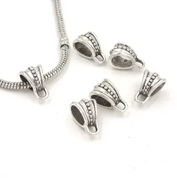 

Vintage Connectors For Jewelry 15*9mm Charms Materiales De Bisuteria Necklace Pendant Conector Metal Findings 25Pcs