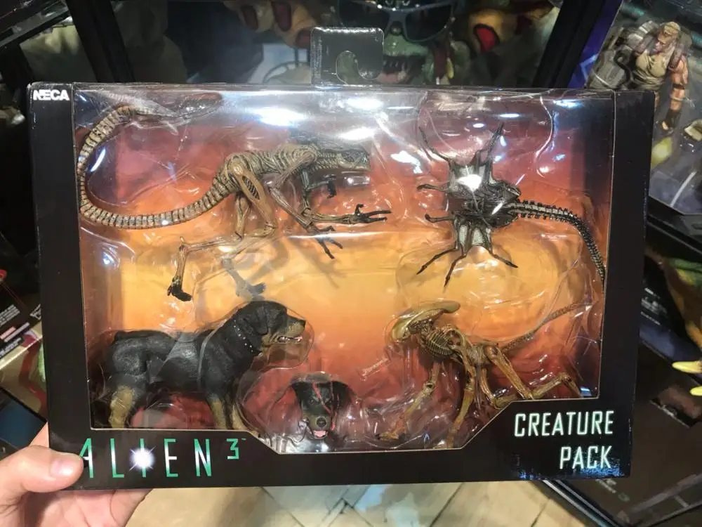 6 дюймов инопланетянин NECA Vs фигура хищника собака инопланетянин 3 Delune Creature Pack фигурка модель игрушка кукла