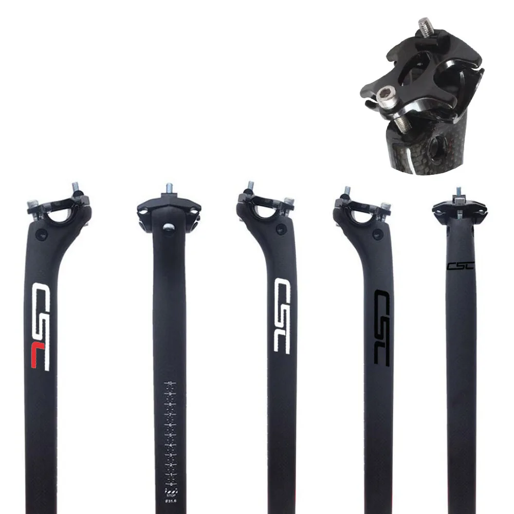 CSC carbon bicycle seatpost MTB road mountain bike seat post 3k seat