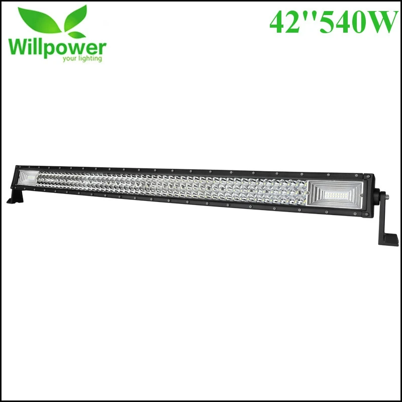 42&quot 540W LED Light Bar Offroad Combo 3-Row Led Beam for Car Truck Trailer 4x4 4WD SUV Pickup 12V 24V Driving Lights | Автомобили и
