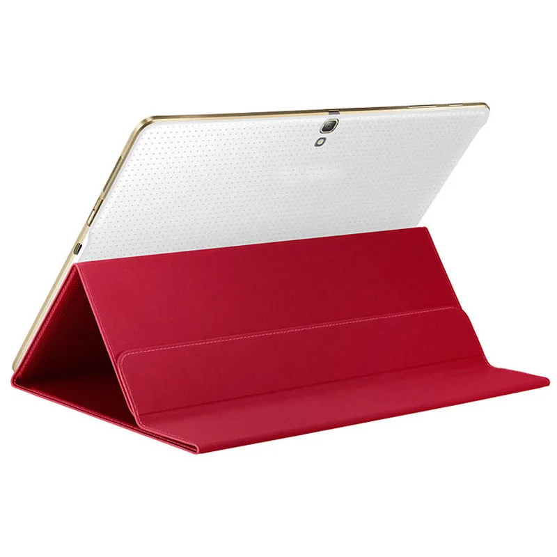 HIPERDEAL Аксессуары для планшетов ультра тонкий чехол-книжка для samsung Galaxy Tab S 10,5 дюймов SM-T800/T805 Au16 - Цвет: Красный