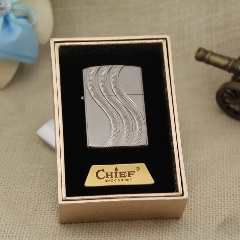 Электронная сигарета CHIEF Art line керосиновая зажигалка винтажная бензиновая