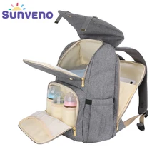 SUNVENO New Fashion Diaper Bag Backpack Large Capacity Baby Bag Nappy Bag for Baby Care