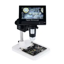 720P 1000x USB цифровой электронный микроскоп 4," ЖК-дисплей микроскоп vga с 8 светодиодный USB 2,0 цифровой микроскоп для печатной платы матери