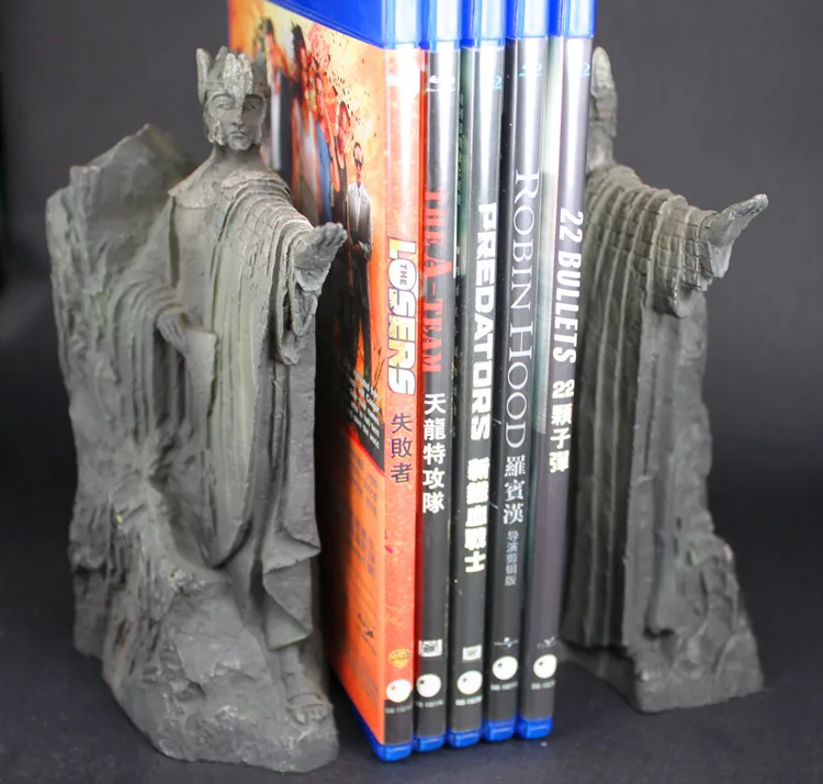 The Lord of the Rings Hobbit Third Gate of Gondor Argonath Statue Bookends Home Decoration Anime Fans Gift The Lord of the Rings Hobbit Third Gate of Gondor Argonath Statue Bookends Home Decoration Anime Fans Gift