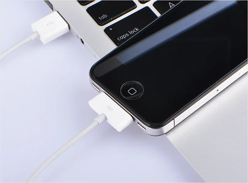 GUSUG USB кабель для быстрой зарядки для iPhone 4 s 4S 3g S 3g iPad 1 2 3 iPod Nano itouch 30 Pin оригинальное зарядное устройство адаптер для синхронизации данных cor