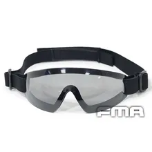 FMA Спорт на открытом воздухе Тактический Регулируемые очки UV400 солнцезащитные очки ветрозащитный лыжный Серый очки TB797