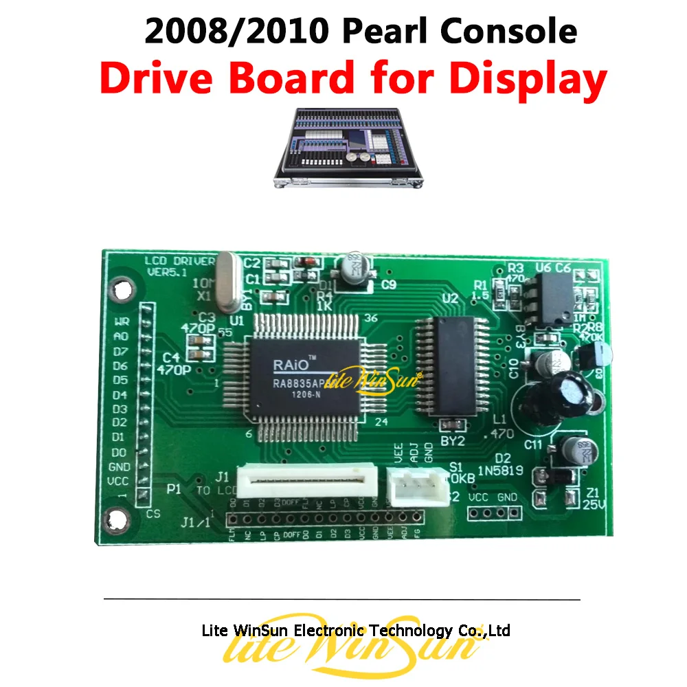 

Litewinsune NEW DMX Console LCD Screen Display Drive Board Pearl 2010/2012 Controller Parts