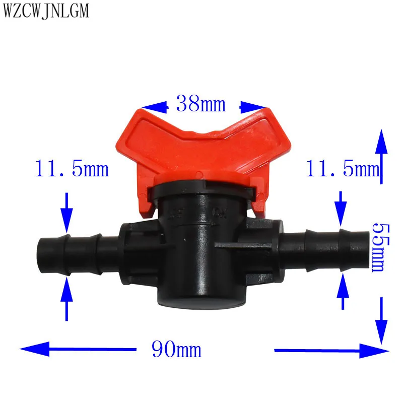 12 мм сад крана Удобная муфта трубы полива и орошения 2 способ воды переключатель шланга Пластик переключатель клапана для полива сада поставки 1 шт