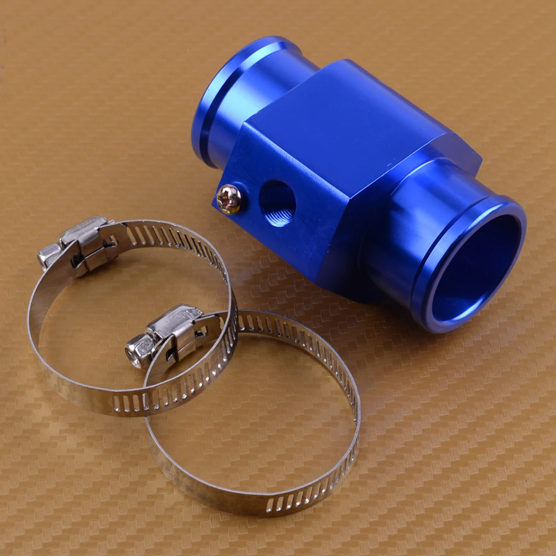CITALL Blue Car Water Temp Temperature Gauge Joint Pipe Sensor Radiator