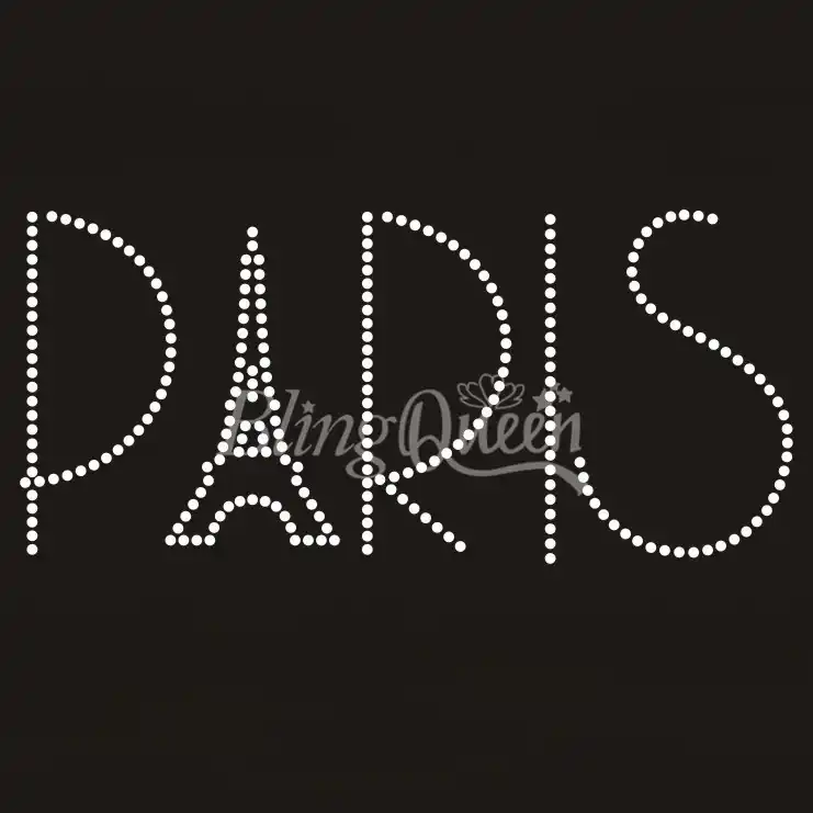 Custom rhinestone iron on transfers Clearance