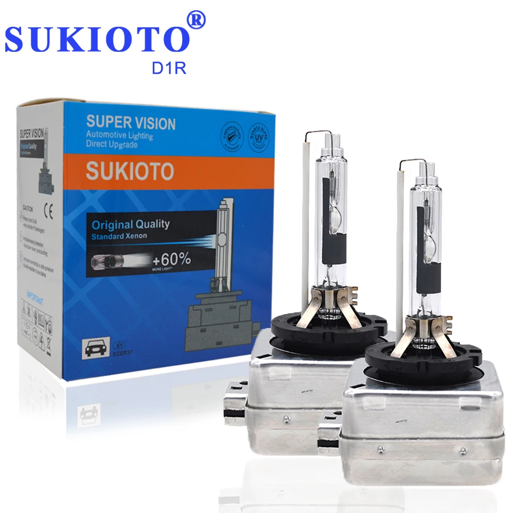 SUKIOTO AC Xenon D1S D1R xenon 35W hid bulb D1S D2S D3S D4S HID lamps D2R D3R D4R Car Headlight Lamp replacement 4300K-8000K (5)