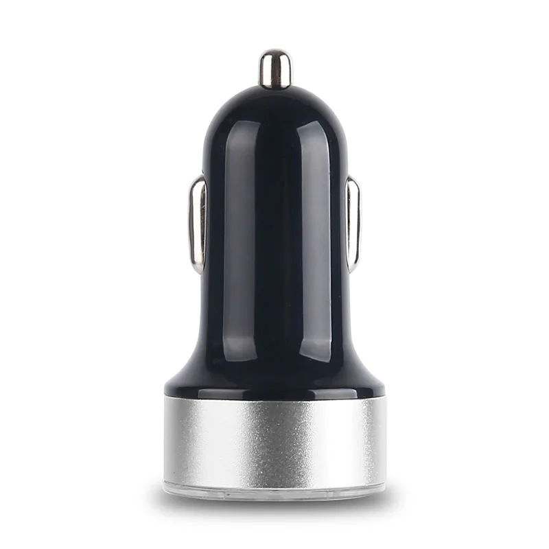 

Thbelieve Quick Car-Chargers 5V 3A 2 USB Charge Port LED Indicator Car Voltage Fast Auto-Charge Portable Car Charging Retail