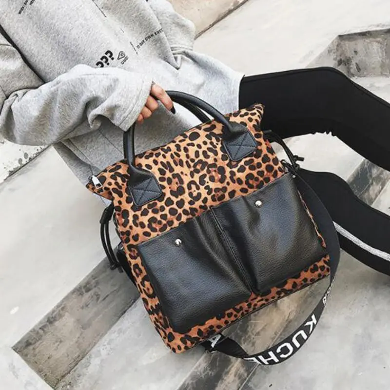 

Large Capacity Leopard Print Bags Big Women Shoulder Bags Fashion Crossbody Bags Women Handbag