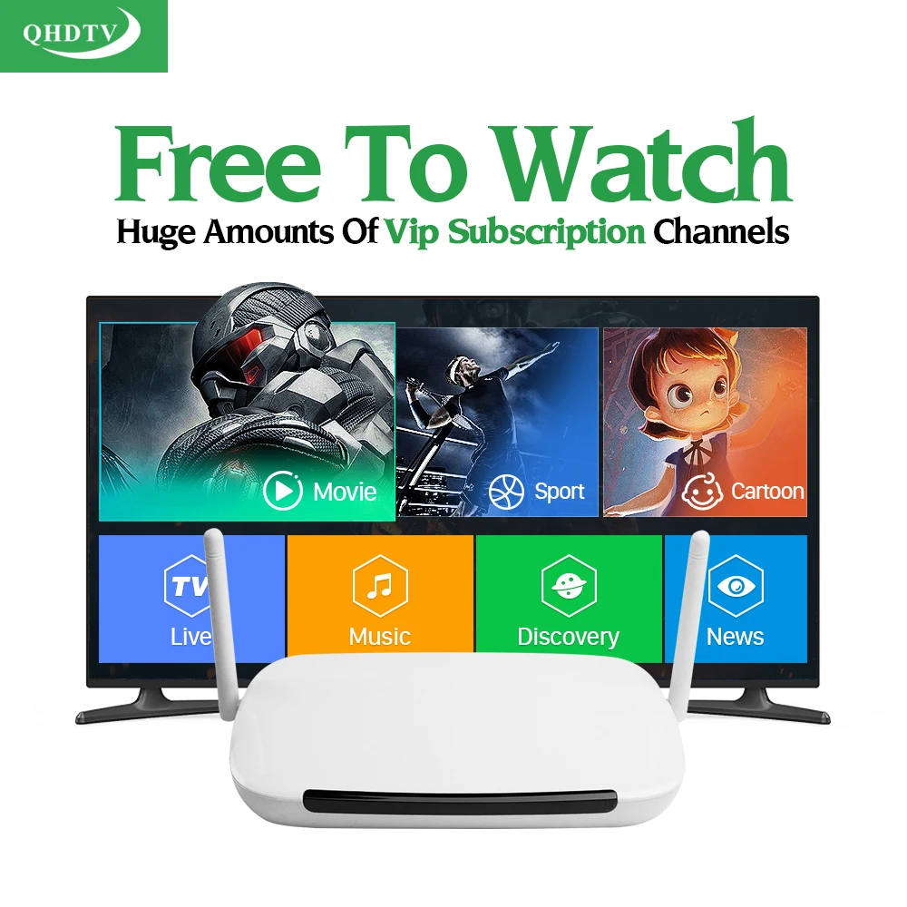 Buy Android Smart TV Set Top Box Media Player 1300+ HD
