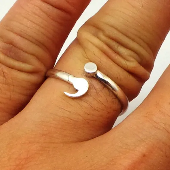 2018 Semicolon Rings 925 Sterling Silver Rings Hotsale Inspirational Awareness Semi colon Rings Jewelry YLQ0343