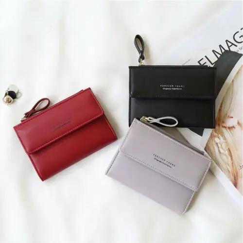

US Women Girls Short Wallet Coin Purse Organizer Pocket Small Credit Card Holder