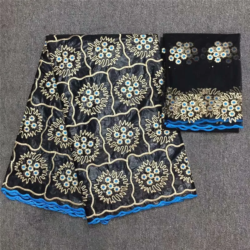 

New arrival!Embroidered with beads Bazin Riche Getzner Lace 5 Yards French Lace Fabric 2 Yards For Party wedding dress h65-445