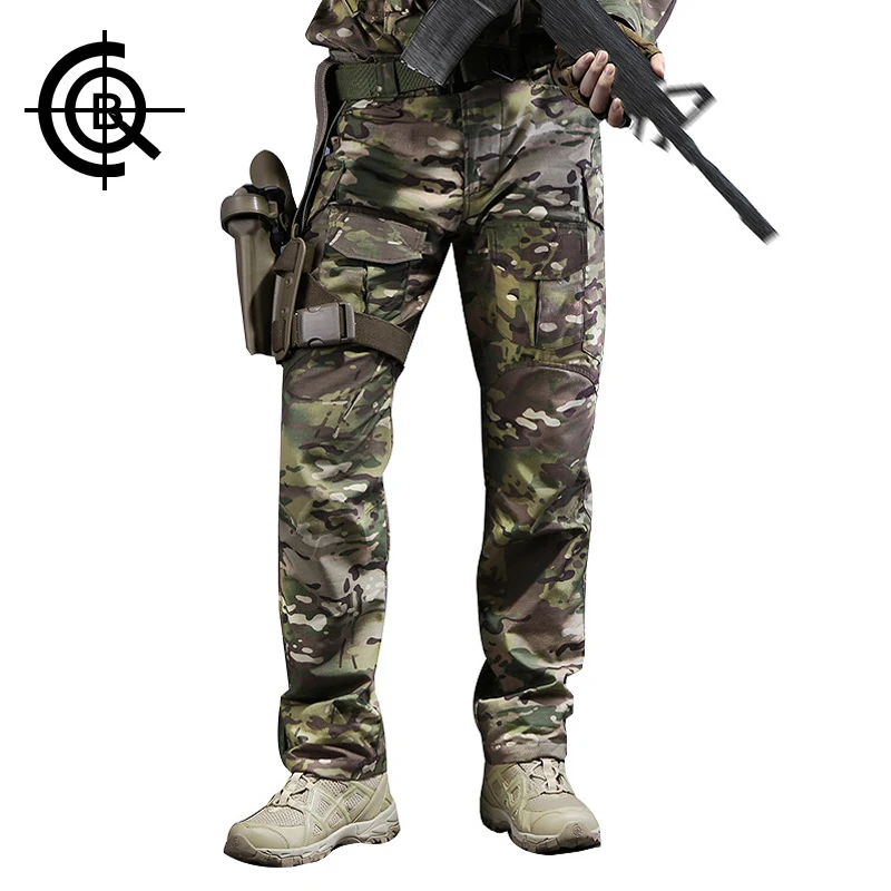 CQB Открытый Тактический Камуфляж Брюки Мужчины Водоотталкивающие износостойкой