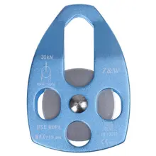 30 кН шкив для скалолазания Большой Простой/двойной для подъема деревьев на высокой высоте спасательный спуск шкив-один размер