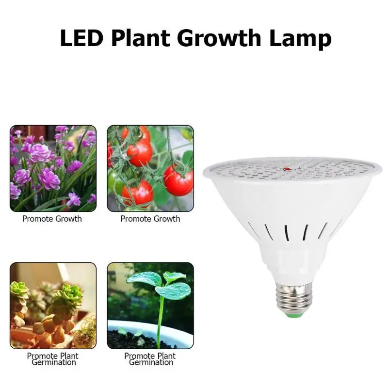 Светодиодный Grow Lights Фито лампа E27 60/126/200/260 Светодиодный лампа для выращивания растений с питанием от источника для внутреннего Овощной цветы рассады роста растений дропшиппинг