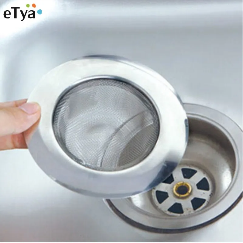 

1Pcs Useful Standard Sink Sewer Filter Strainer Stainless Steel Mesh Tub Drain Kitchen Cleaning Gadgets Appliances