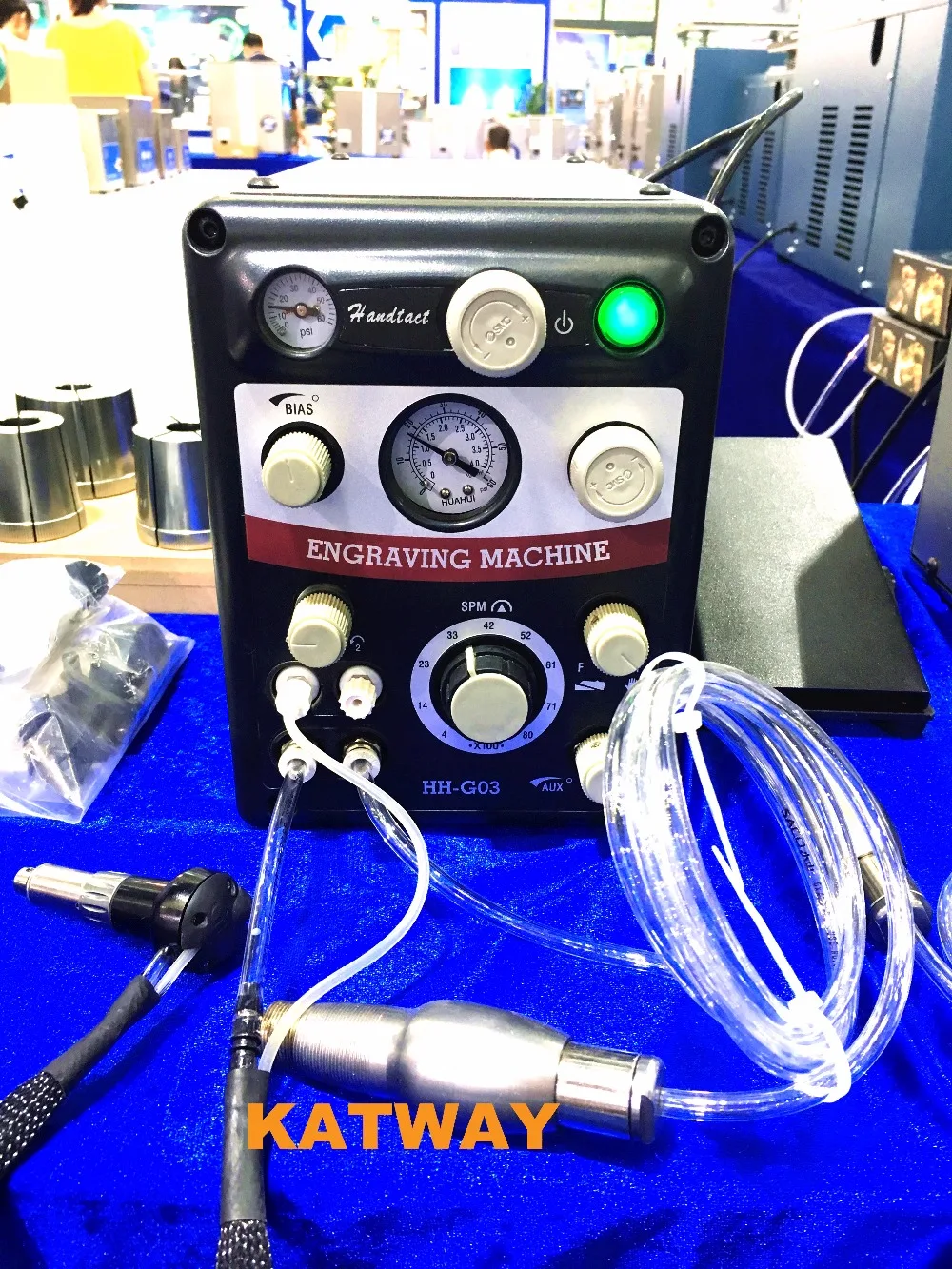 

Free Shipping NEW GRS Pneumatic Engraving machine GraverMach AT 220V/110V Two handpieces Manual foot control, Engraving systms