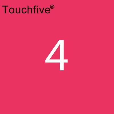 4 TOUCHFIVE дополнительный цвет двойная головка художественные маркеры Кисть ручка на спиртовой основе эскизные маркеры манга ручки для рисования товары для рукоделия - Цвет: 4
